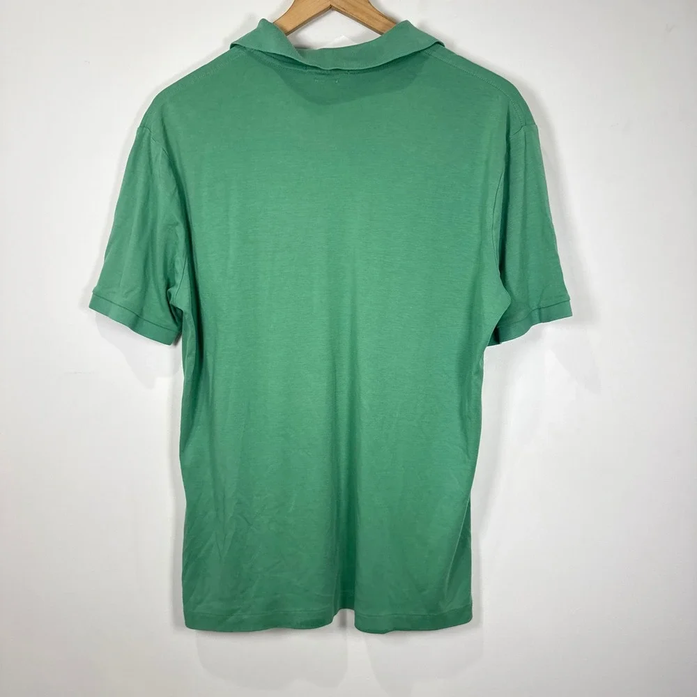 Polo Ralph Lauren Polo Shirt Mens M Green Pony Logo Preppy Ivy League Cotton